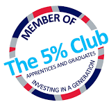 5% club logo